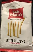 Mängden socker i Stiletto Potato Sticks