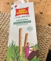 Mängden socker i Grissini