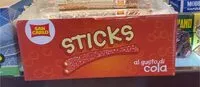 Mängden socker i sticks al gusto di cola