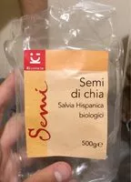 Mängden socker i Semi di chia