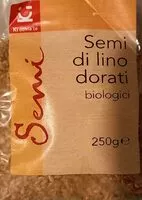 Mängden socker i Semi di lino dorati biologici