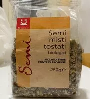 Mängden socker i Semi misti tostati biologici