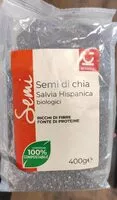 Mängden socker i Semi di Chia Salvia Hispanica biologici