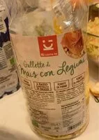 Mängden socker i galette di mais con legumj