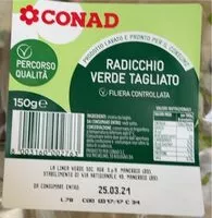 Mängden socker i Radicchio verde tagliato