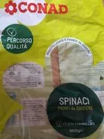 Mängden socker i SPINACI PRONTI da CUOCERE