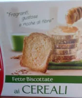 Mängden socker i Fette Biscottate Ai 5 Cereali