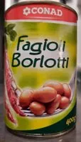 Mängden socker i Fagioli Borlotti