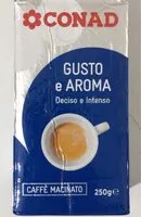 Mängden socker i Caffe macinato, aroma e gusto