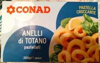 Mängden socker i Anelli di totano pastellati