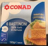 Mängden socker i Bastoncini filetti di merluzzo