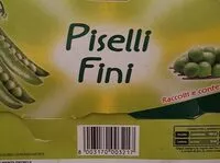 Mängden socker i Piselli fini