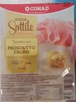 Mängden socker i Tortellini con prosciuto