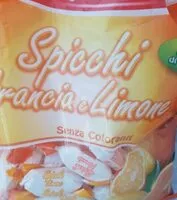 Mängden socker i Conad spicchi arancia e limone