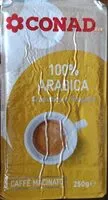 Mängden socker i Caffè 100% Arabica