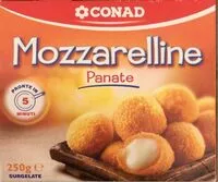 Mängden socker i Mozzarelline panate