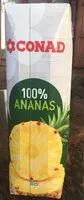 Mängden socker i Conad 100% ananas