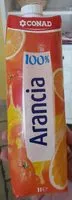 Mängden socker i Arancia 100%