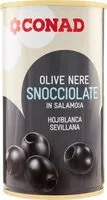 Mängden socker i Olive nere snocciolate in salamoia