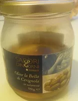 Mängden socker i Olive la Bella di Cerignola in salamoia