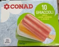 Mängden socker i Ghiaccioli