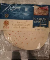 Mängden socker i Piadina Romagnola IGP