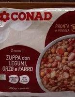 Mängden socker i Zuppa di Legumi Orzo e Farro