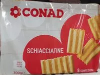 Mängden socker i Schiacciatine