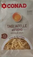 Mängden socker i Tagliatelle all'uovo