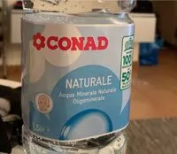 Mängden socker i Acqua Naturale Conad