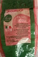 Mängden socker i Patate rosse