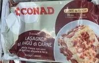 Mängden socker i Lasagne al ragù di carne