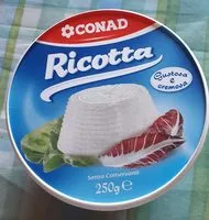 Mängden socker i Ricotta Conad