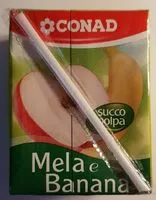 Mängden socker i Nettare Mela E Banana