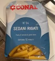 Mängden socker i Sedani rigati