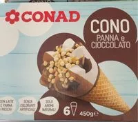 Mängden socker i Cono Panna e Cioccolato