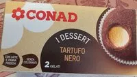 Mängden socker i I dessert tartufo nero