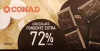 Mängden socker i Cioccolato fondente 72%