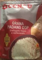 Mängden socker i Grana Padano Dop