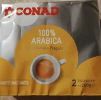 Mängden socker i Caffè Conad 100% arabica