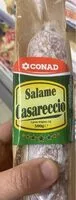 Mängden socker i Salame casereccio