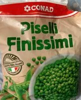 Mängden socker i Piselli finissimi