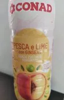 Mängden socker i Bevanda pesca lime e ginseng