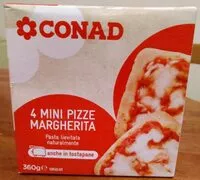 Mängden socker i Pizzette Margherita surgelate