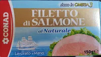 Mängden socker i Filetto di Salmone al naturale