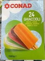 Mängden socker i Ghiaccioli