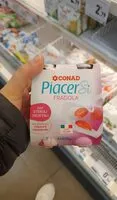 Mängden socker i Piacersi Fragola Conad yogurt