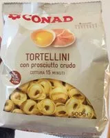 Mängden socker i Tortellini Con Prosciutto Crudo