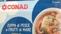 Mängden socker i Zuppa di pesce e frutti di mare