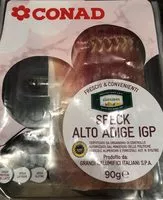 Mängden socker i Speck Alto Adige igp